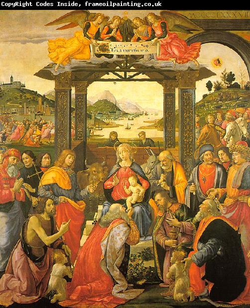 Domenico Ghirlandaio Adoration of the Magi   qq